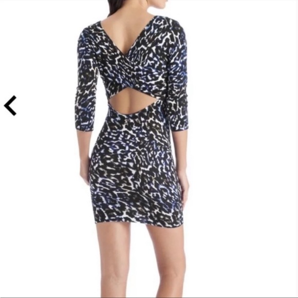 Guess Carmen Leopard Animal print dress - Picture 2 of 7